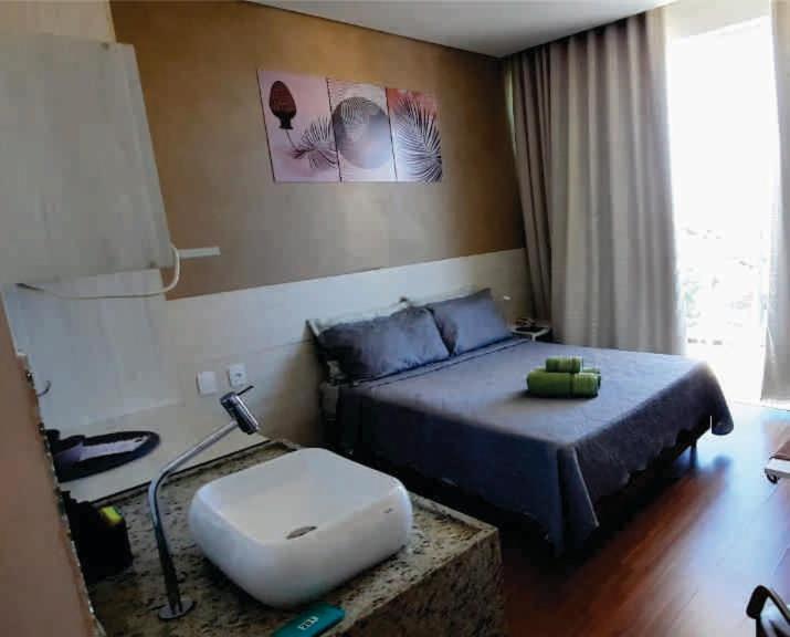 Apto 201 Com Varanda, Self Check-In, Ar, Tv E 14Km Aeroporto Lagoa Santa  Esterno foto